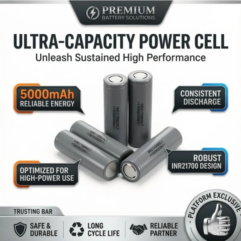 21700 M50LT 5000mAh Two Wheel Electric Motorcycle Balance Car Outdoor Mobility Scooter High Power Assembly Lithium Battery Cell