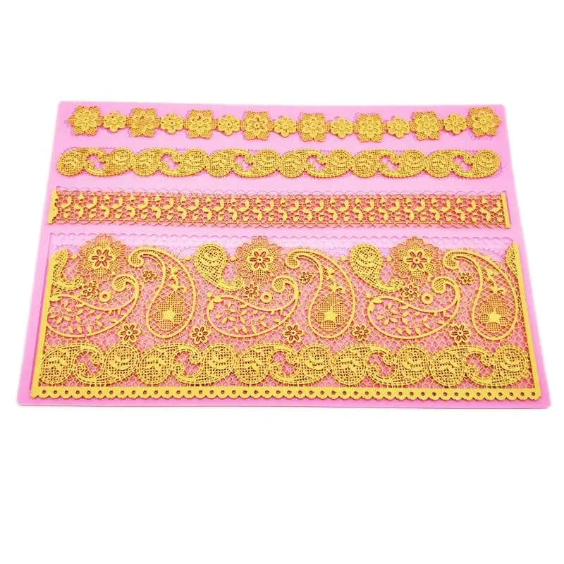 Spiral Pattern Silicone Mold Lace Mat Fondant Mould Cake Decorating Tool Chocolate, Gumpastes Mold, Sugarcraft Kitchenware K492