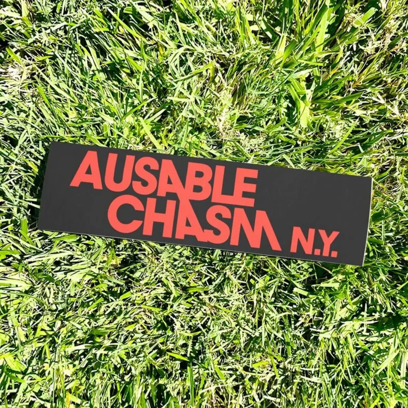 Ausable Chasm NEW YORK Bumper Sticker - Tourism USA VTG Travel Decal 80s 90s - Bumper Stickers - Car Stickers