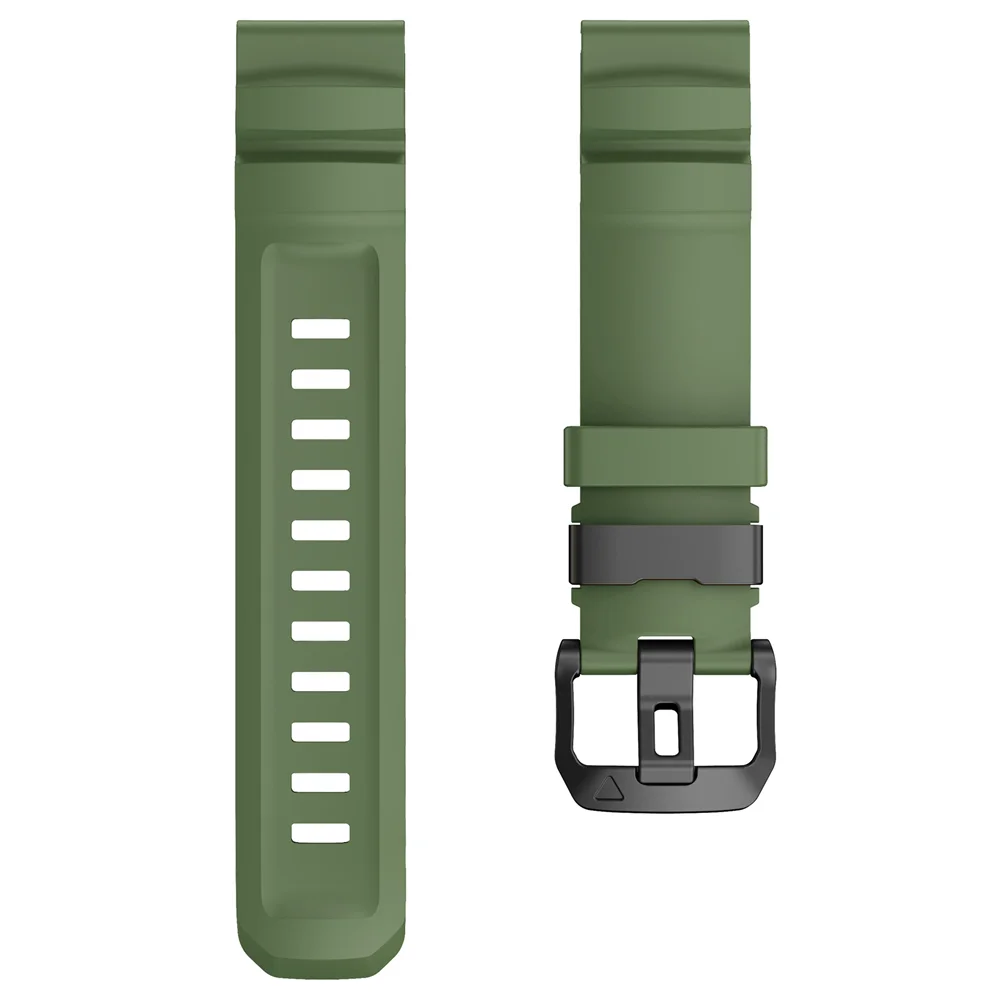 

Быстросъемный силиконовый ремешок 22 мм 26 мм для Garmin instinct 2 3 / descent mk1 mk2 mk2i Ремешок для часов Дышащий браслет Sport Repl