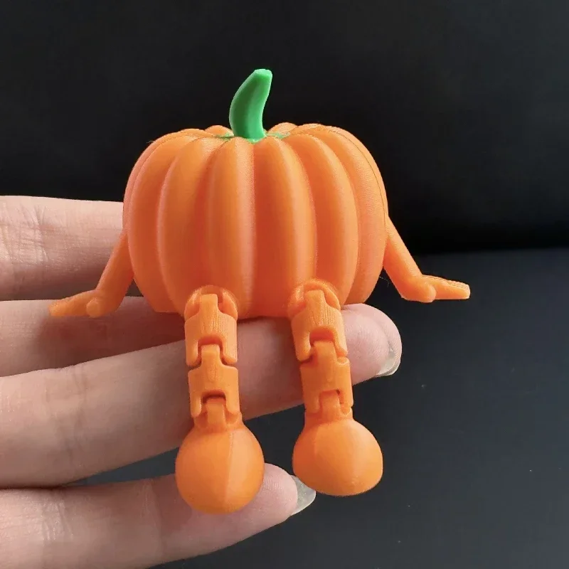 Halloween 3D-Printed Pumpkin & Ghost Figurine – detail image 3