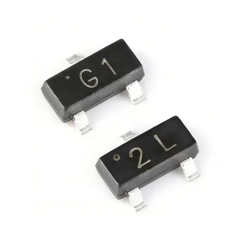 100PCS MMBT3904 1AM MMBT5401 2L MMBT5551 G1 3906 2A 4401 2X 4403 2T 2222 1P 2907 2F MMBTA42 1D A92 2D PNP NPNSOT-23 transistor