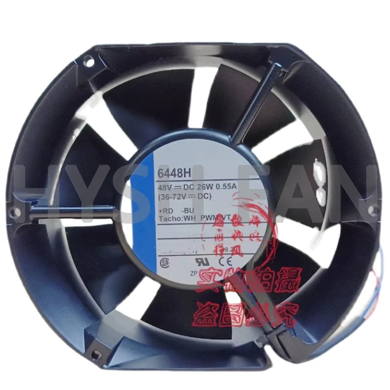 

6448H 48V 26W 0.55A 17251 Inverter Cooling Fan