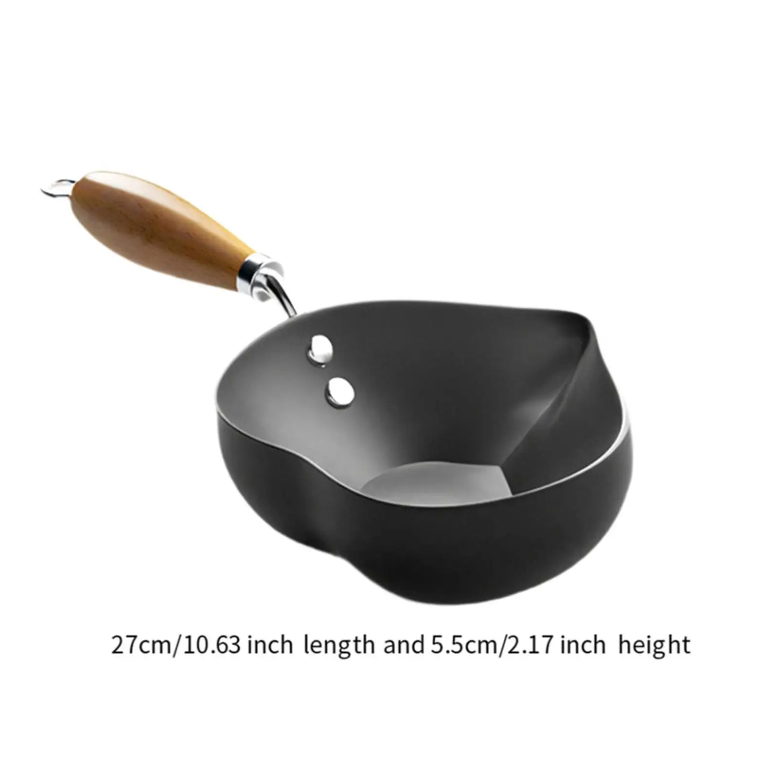 Mini Hot Oil Pan Pouring Oil Pot Iron Practical Nonstick Pancake Pot Mini Frying
