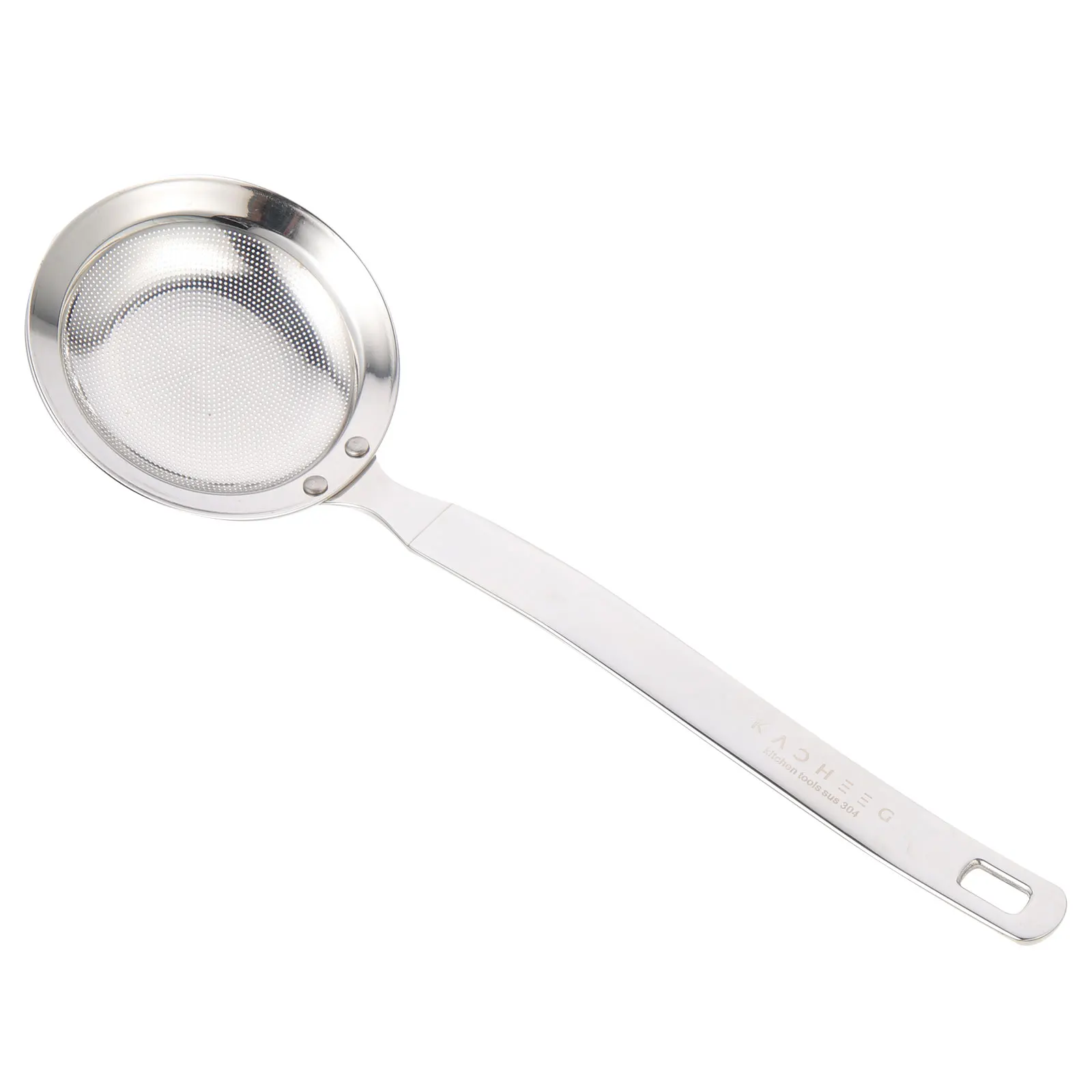 

1pc Stainless Steel Fat Filter Spoon Fine Mesh Strainer Multi-Function Oil Colander Reusable Kitchen Tool Rust-Proof High