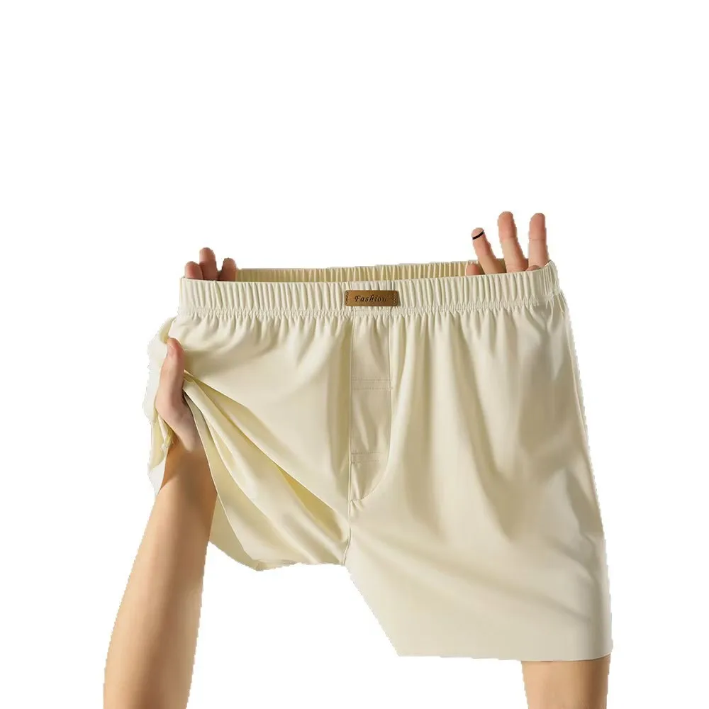 men's underwear, comfortable, soft and fashionable daily line print intimate boxer briefs, sporty and breathable boxers