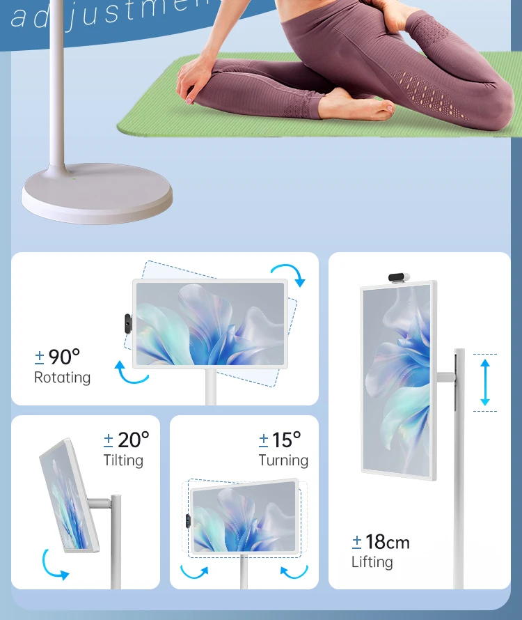 Baru 24 Inci Layar Pintar Portabel Sistem POS Octa Core Android 13 WIFI 8 + 128GB RK3588S2 Tampilan Rumah Pintar Tablet Android