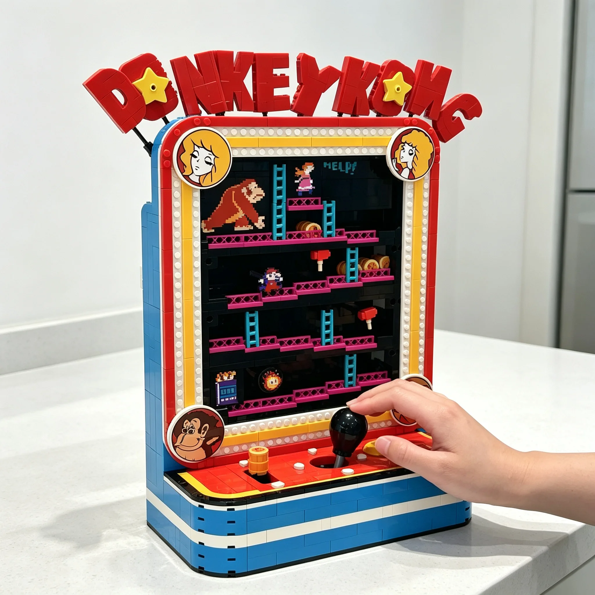 Gaming Console Lego - Nuevo Juguete Popular de 1371 Piezas,
