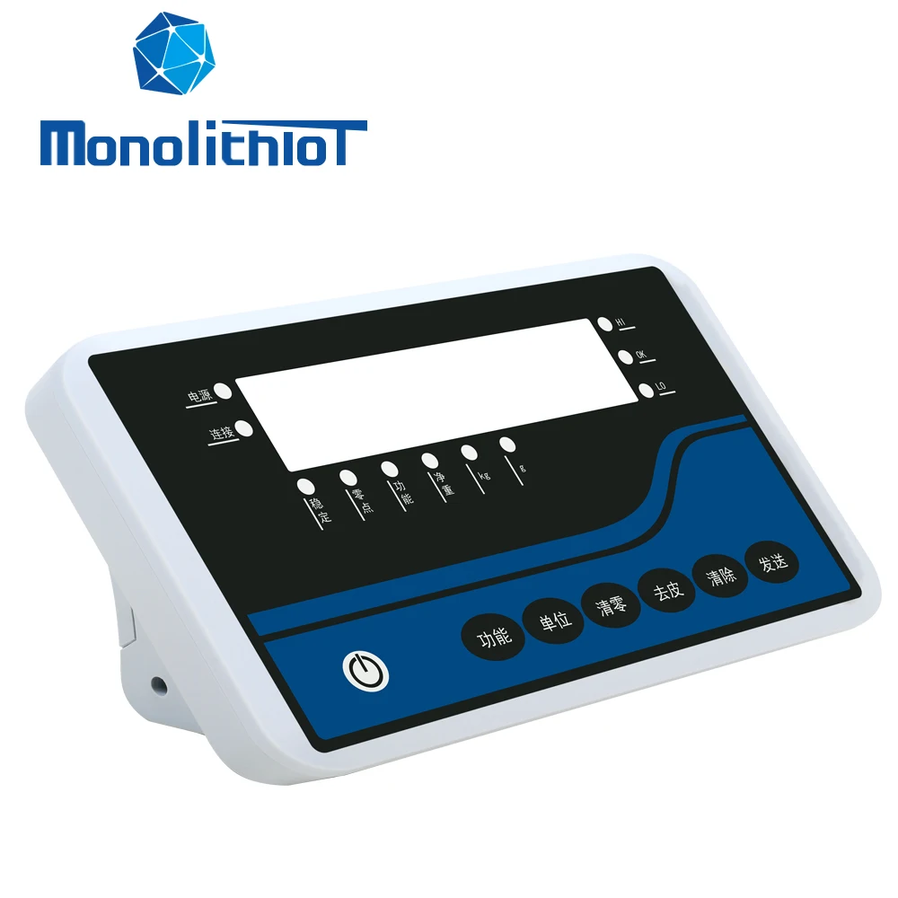 MonolithIoT MTS-3000 Smart Digital Weighing Terminal Retail Retail Industrial Scale System Indicator for Bench Floor Scale