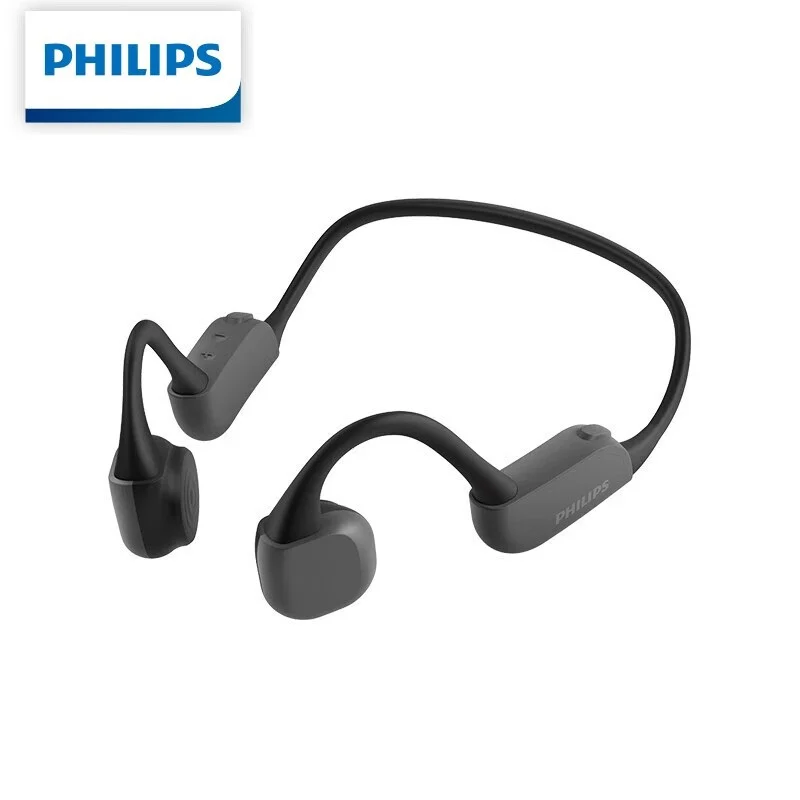 

Philips TAA6606 Bone Conduction Headphone Wireless Bluetooth 5.2 Earphones Call Noise Reduction Outdoor Sports Headset Long Life