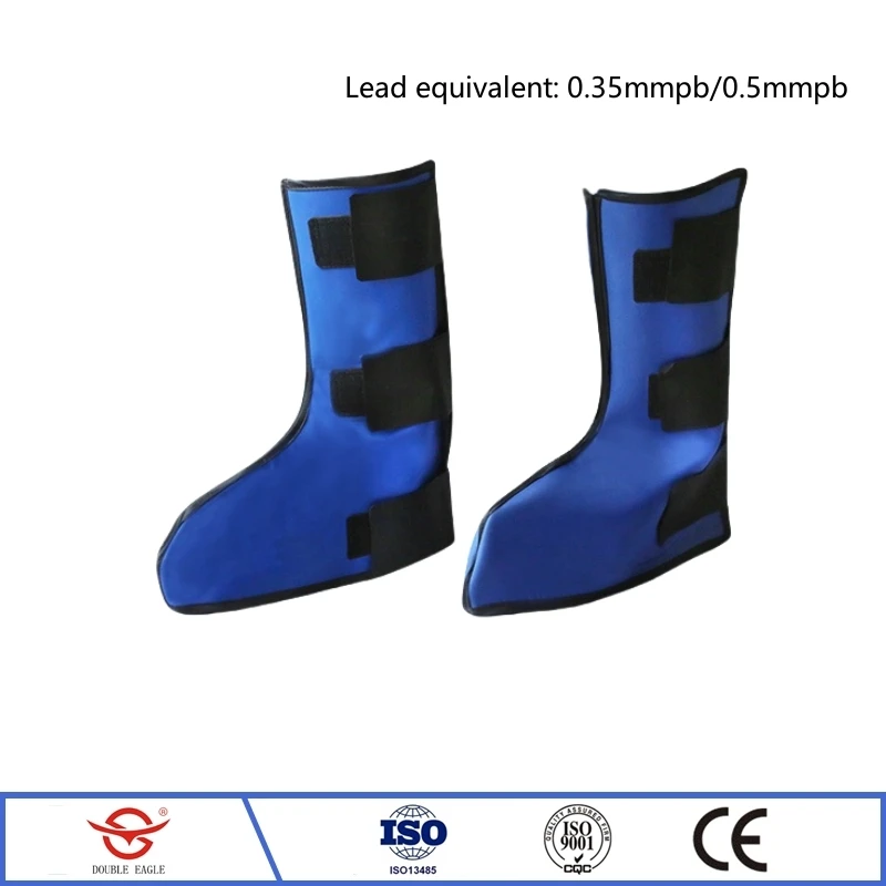 X-ray radiation protective lead shoe covers CT room radiological protection 0.35mmpb/0.5mmpb high quality lead shoe covers