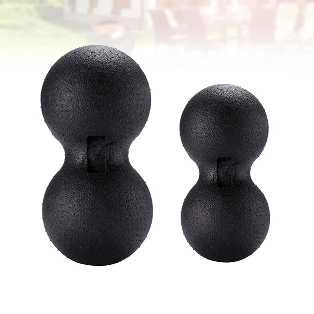 

2pcs Peanut Massage Ball Epp No Smell Seamless Extra-Firm Muscle Roller For Spine Sore Muscles Relief