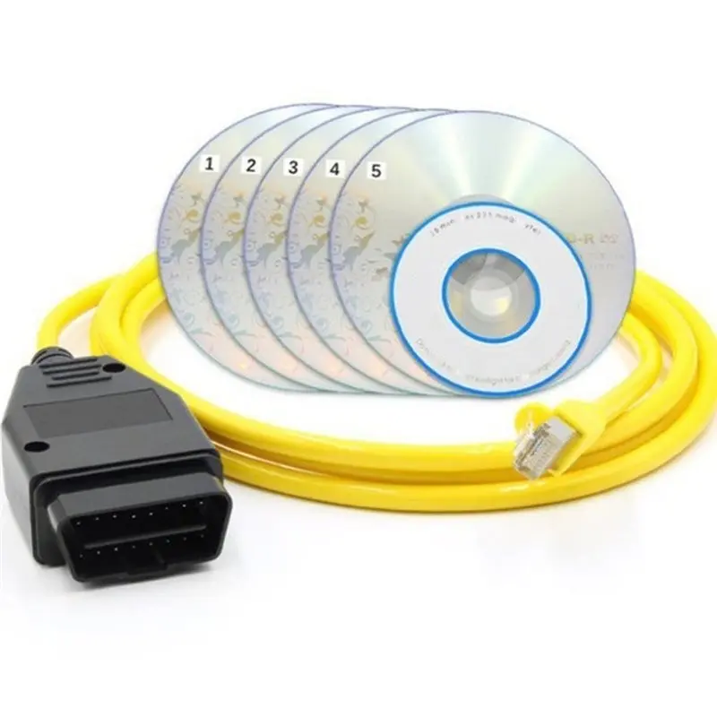 ENET Data Cable For BMW F-Series OBD2 To Ethernet Interface For ICOM Coding, Diagnostic Tools, OBDII Scanner