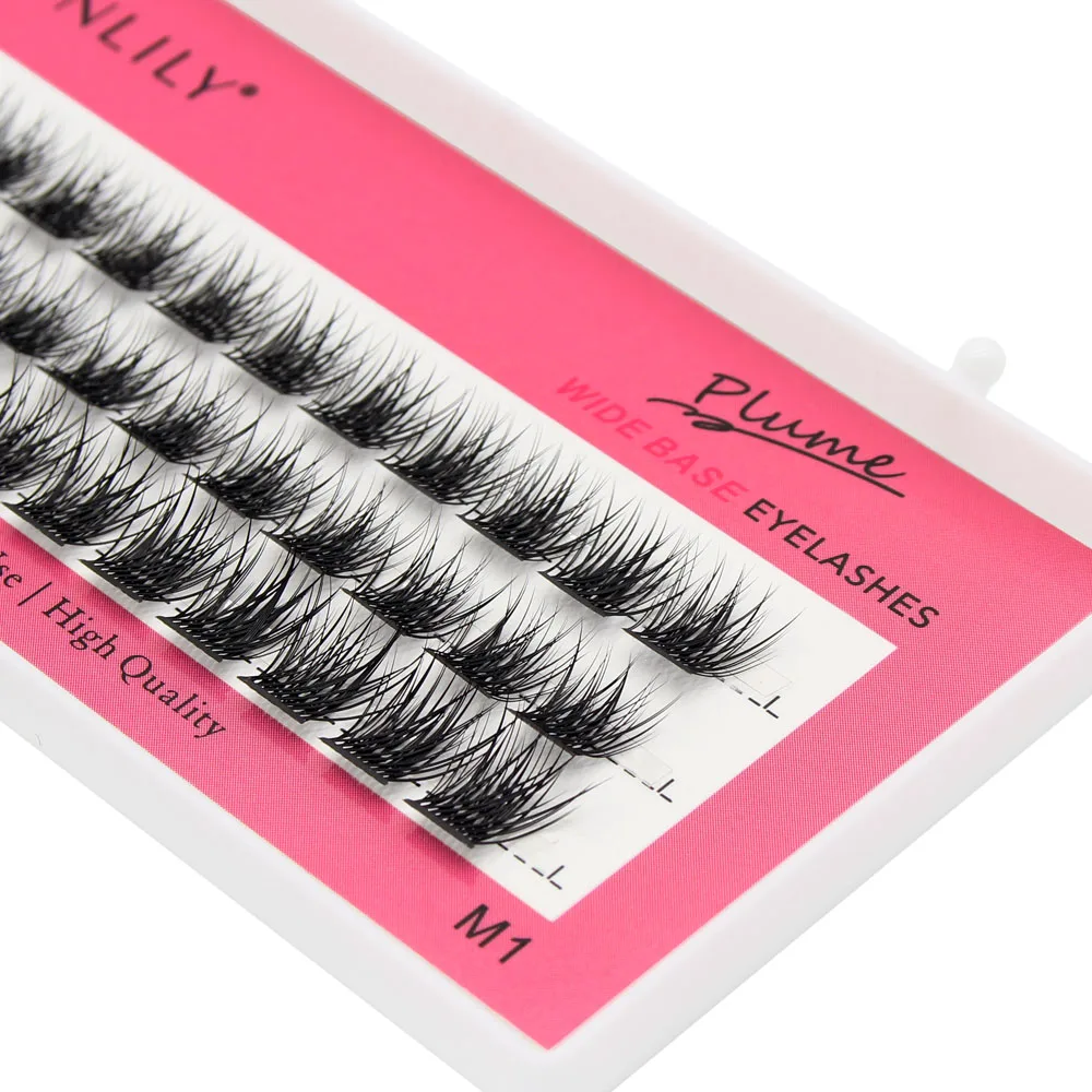 Großhandel 3d flauschige einzelne Cluster falsche Wimpern vorgefertigte DIY Wimpern Bündel weiches Band Wimpern Bündel Wimpern Make-up-Tool – Detail 6