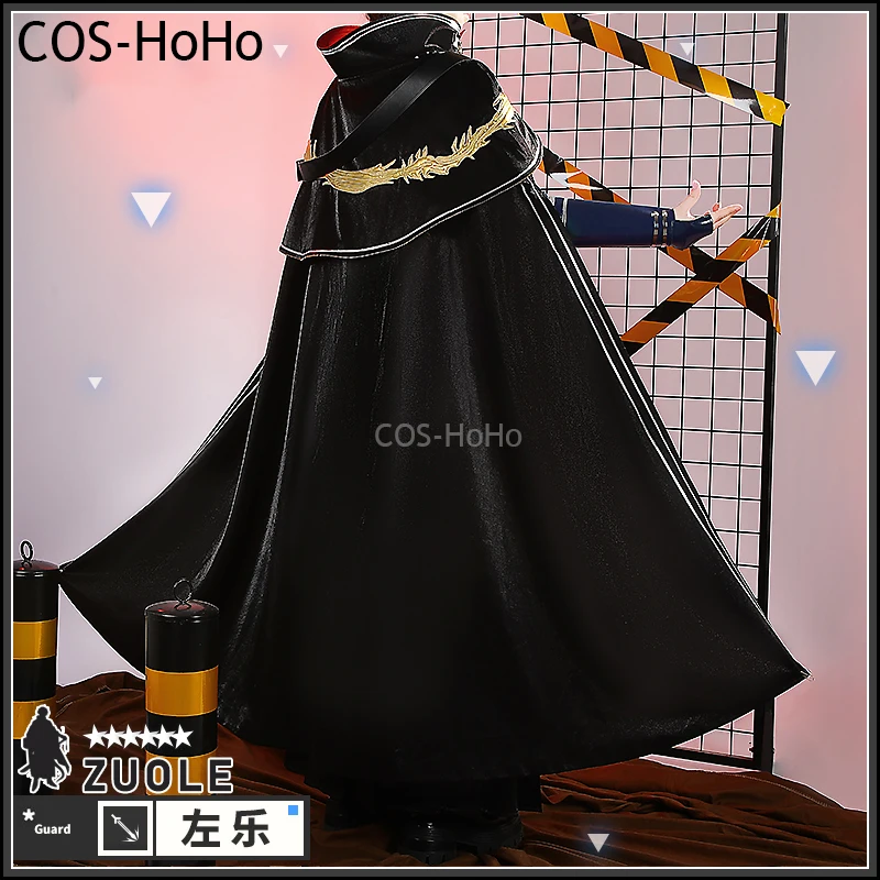 COS-HoHo Arknights Zuo Le Guard Game Suit Gorgeous Handsome Uniform Cosplay Costume Halloween Party Role Play Outfit Men