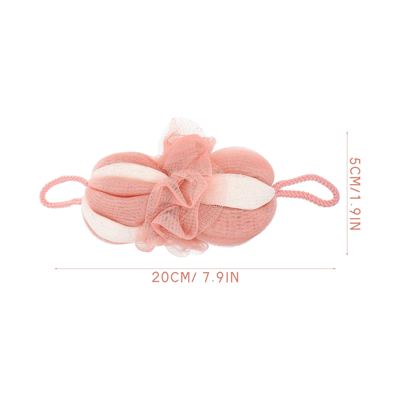 

2pcs Cartoon Bath Balls Foaming Shower Scrubber Sponge With Hanging Rope Eco-Friendly Mesh Bathing Supplies For Home Travel