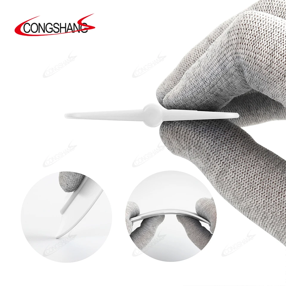 CLEZE 4 Inch Black White Plastic Squeegee Car Film Wrapping Tool Window Tint PPF Vinyl Wrap Installation Scraper Tool