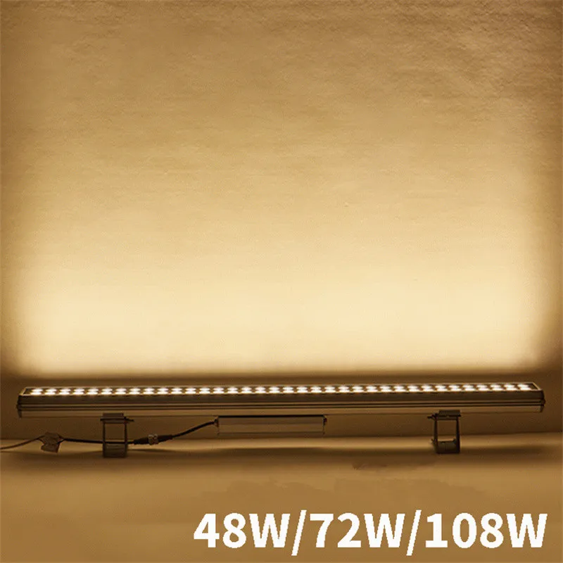 

Led Wall Washer Light Outdoor Waterproof Project Lighting Outline Light Landscape Exterior Lighting Line Lamp 48w 72w 108w Dc24v