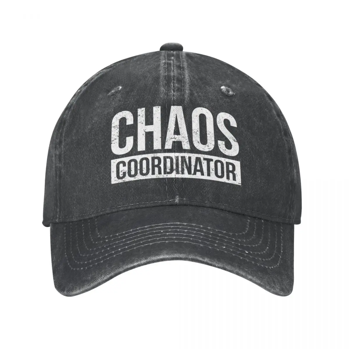 Chaos Coordinator - Bold Grunge Vintage Cowboy Hat Wild Ball Hat Fashion Beach Trucker Cap Horse Hat Golf Wear Men Women's