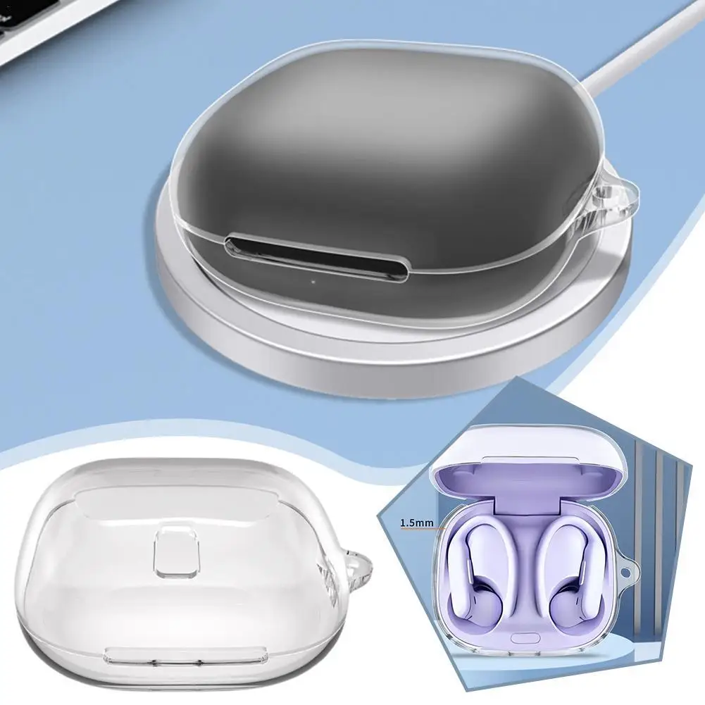 For Powerbeats Pro 2 TPU Transparent Case Anti Drop And Dustproof Charging Case Headphone Case