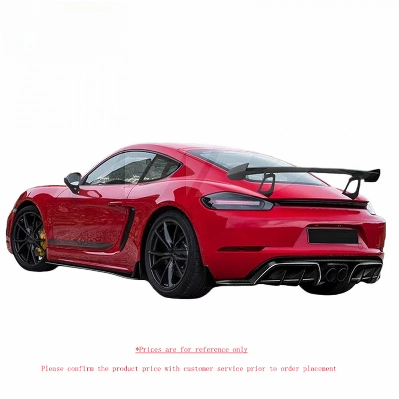 PT Carbon Fiber Rear Lip for 2016-2020 Porsche Cayman 718