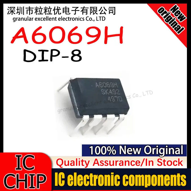 10-50Pcs/Lot New Original A6069H A6069 Dip-8 in Stock Quality Assur Ance Ic Chip