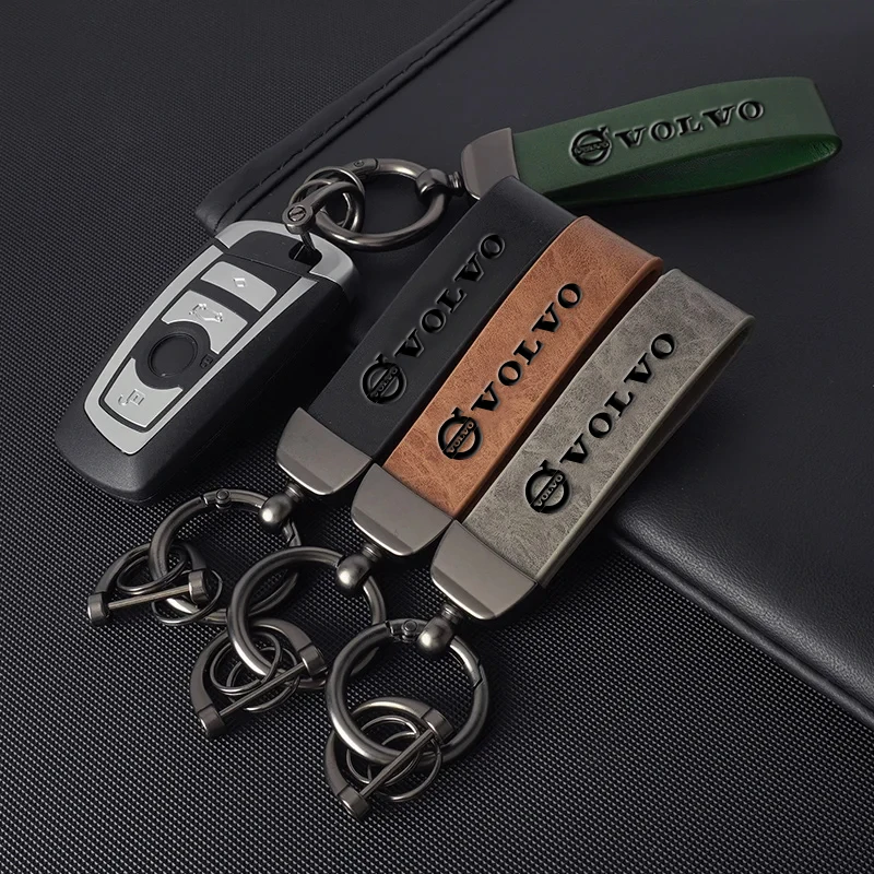 عالية الجودة سيارة شارة المفاتيح سبائك الزنك كيرينغ اكسسوارات لفولفو XC90 V90 V60 XC60 V40 EC40 EX40 S80 S60 S90 C40 XC40 V7 #1