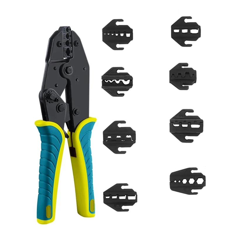 

Crimping Pliers Clamp Tools Cap/Coaxial Cable Terminals Kit 9Inch 40J Multi Functional Carbon Steel Hand Tool Easy To Use