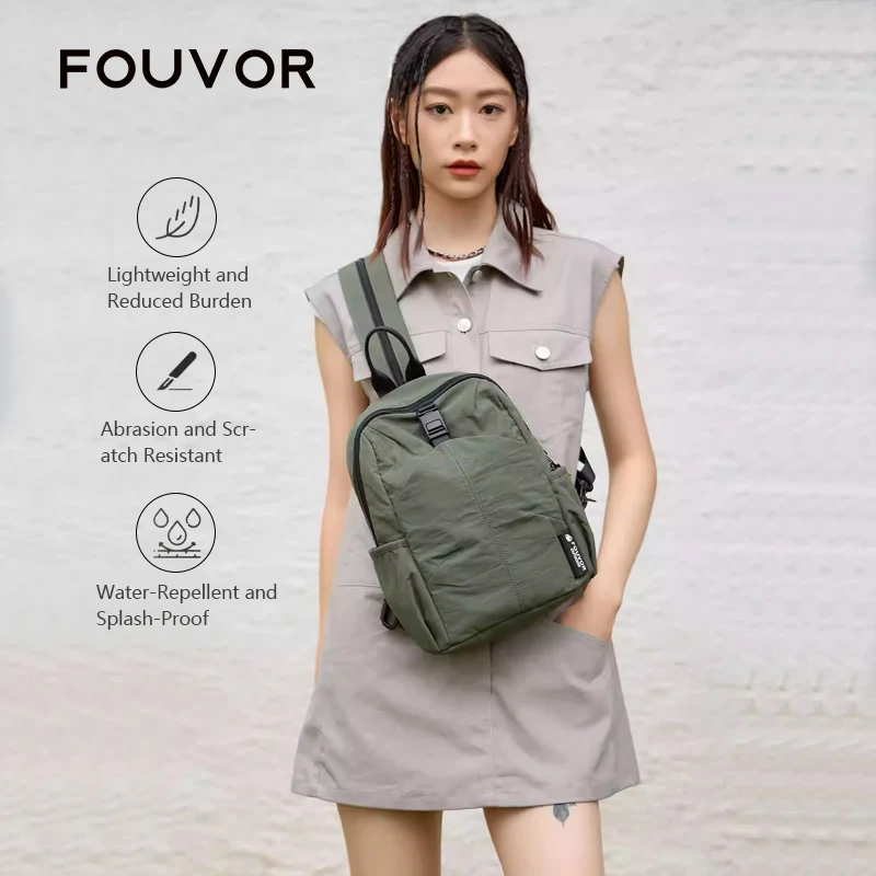 Fouvor Women's Small Backpacks Outdoor Lightweight Multi-Functional Travel Sports Shoulder Bag Student School Backpacks 3043-05