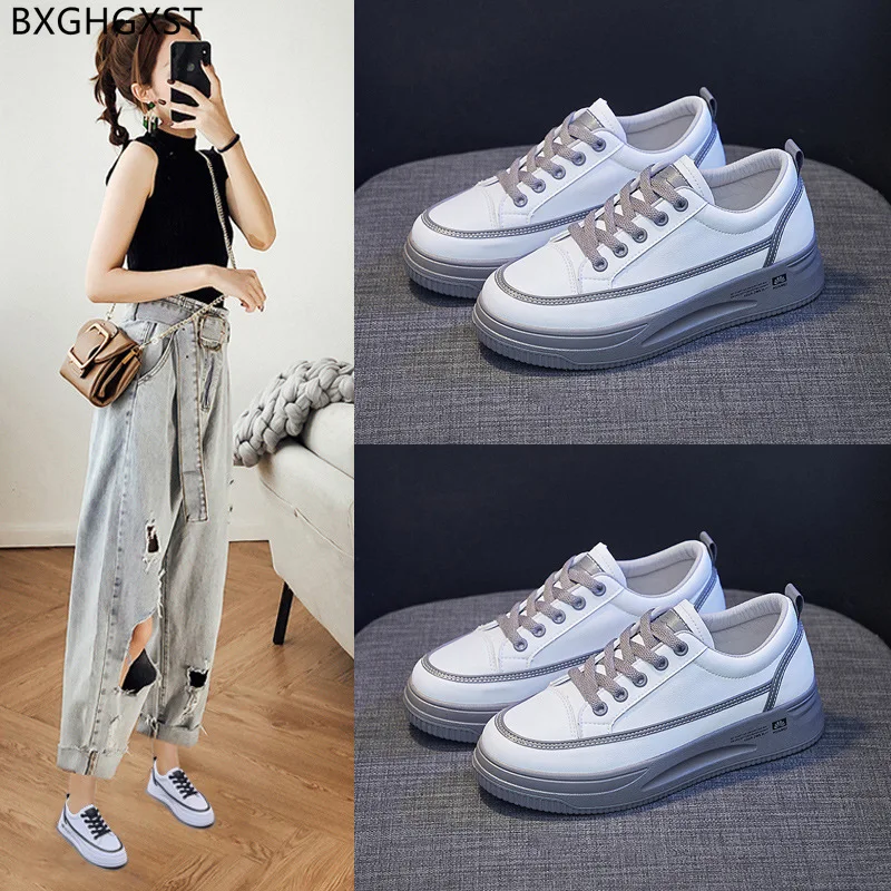 Casuales Sneakers Nữ Sang Trọng Chun Sneakers Nữ Chạy Bộ Nữ Bông Tai Kẹp Giày Nền Tảng Giày Zapatillas Mujer