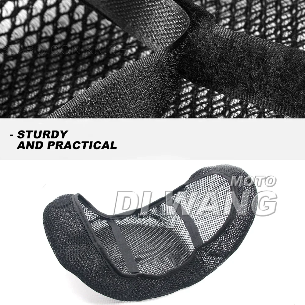 Motorcycle Seat Cover 3D Honeycomb Mesh Cushion Seat Cover For Suzuki Vstrom DL650 DL250 DL1000 V-strom DL 650 XT 650XT 1000