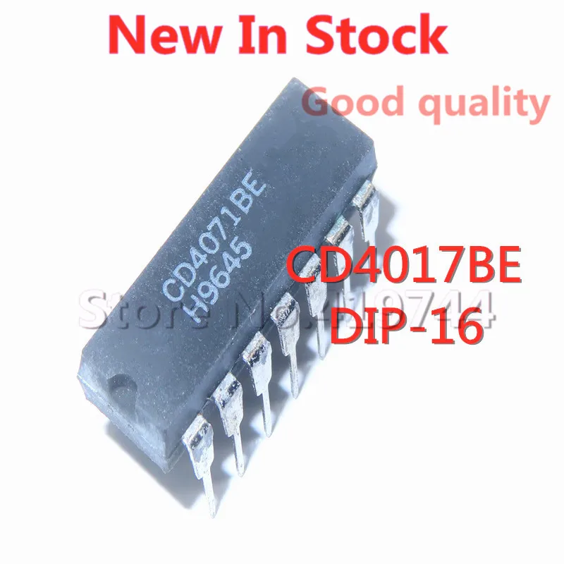 5PCS/LOT CD4071BE CD4071 DIP-14 Four 2-input OR gate logic chip IC In Stock NEW original IC