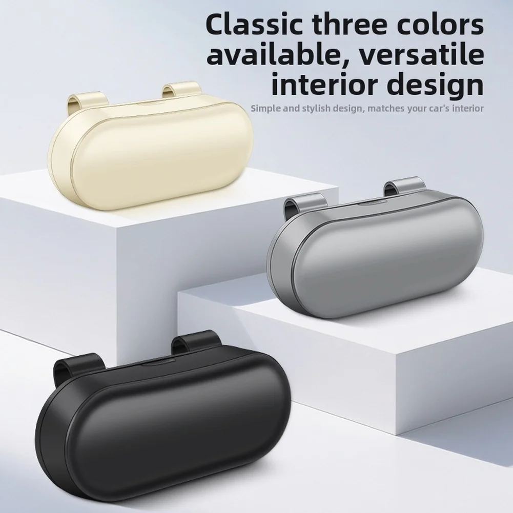 Sun Visor Eyewear Organizer For Vehicles With Wide Compatibility Designed For Glasses Cards And Compact Essentials