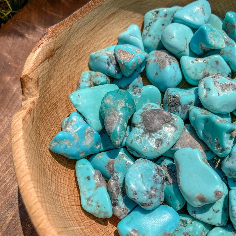 Natural Arizona Turquoise Nugget Untreated Blue Gemstonefor Aquarium And Home Decoration Reiki Stone,Birthday Gift