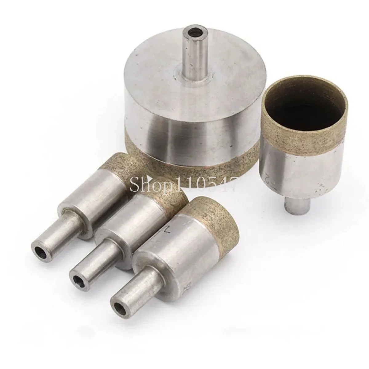 1x Shank 10mm Diamond Powder Sintered Drill Bit Hole Opener Diameter 4mm-86mm For Glass/Ceramic/Marble Tile Drilling Cutting