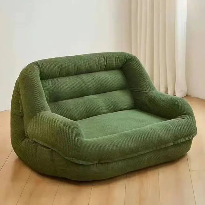

Thickened Corduroy Double-Seat Sofas Chair Cozy Living Room Bedroom Relaxing Chair Modern Lounge Room Duet Sofa Soft Lazy Chairs