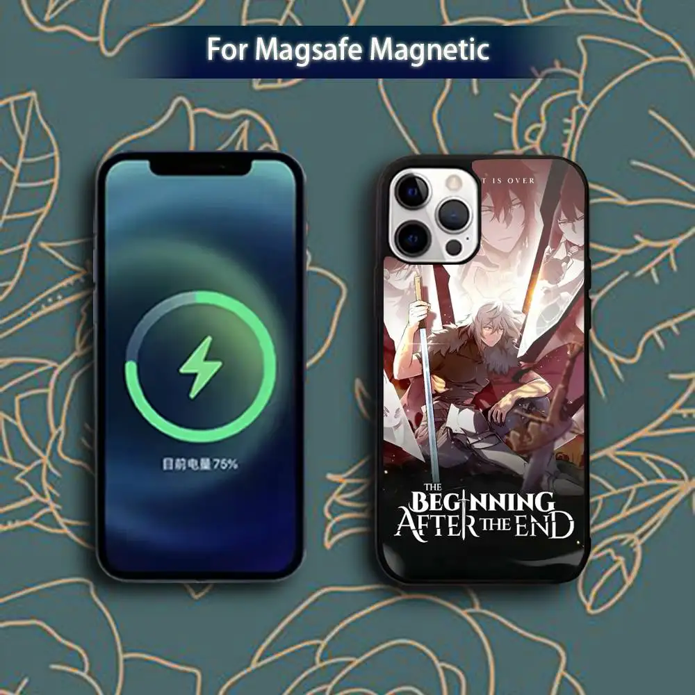 حافظة هاتف B-Beginning After E-End لهاتف iPhone 16,15,14,13,12,11,Pro,Max,Plus,Mini,Magsafe,حافظة شحن لاسلكية مغناطيسية