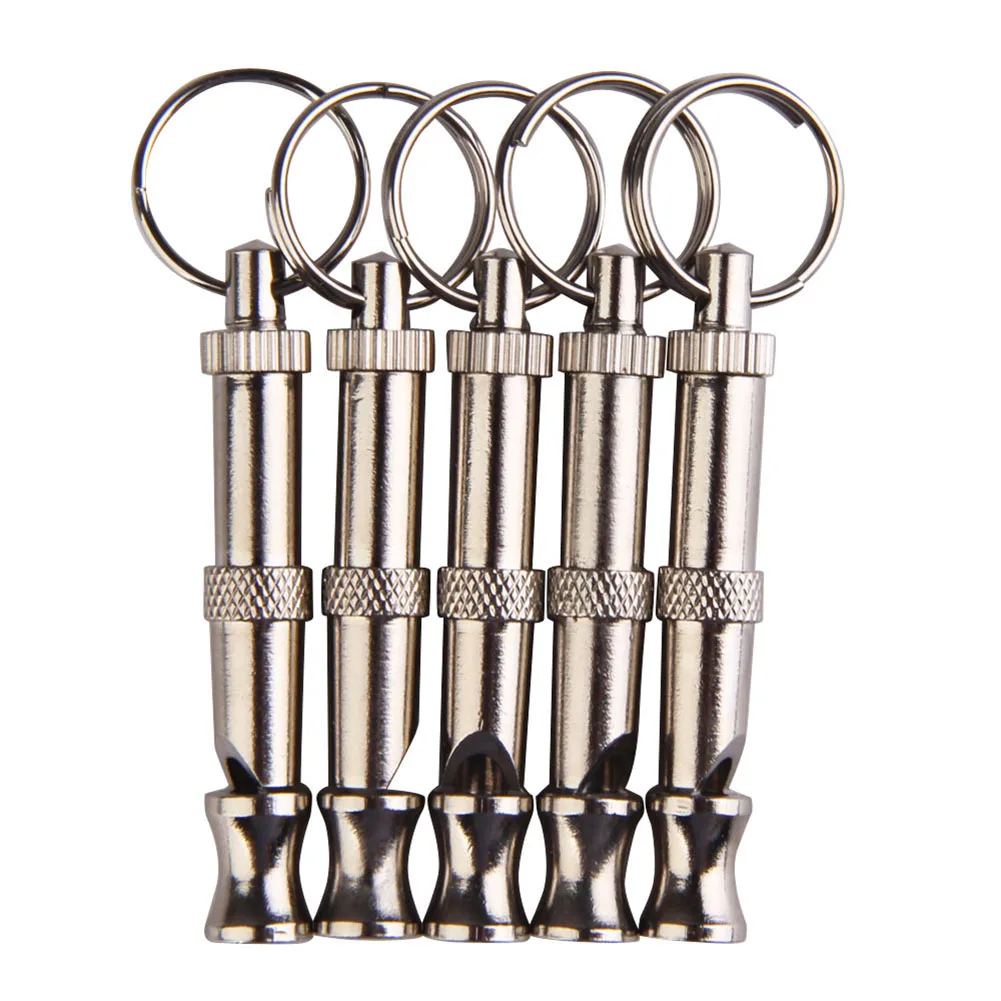 

Собачий свисток, ультразвуковой собачий свисток, регулируемый звук, металлический свисток, брелок, портативный, остановка лая для дрессировки собак