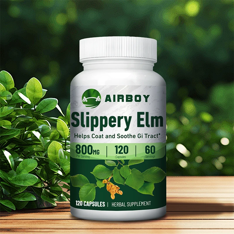 

Слизкий вяз 400 мг — способствует здоровью Gut, снимает желудочно-кишечный дискомфорт и улучшает функцию пищеваривания, без GMO