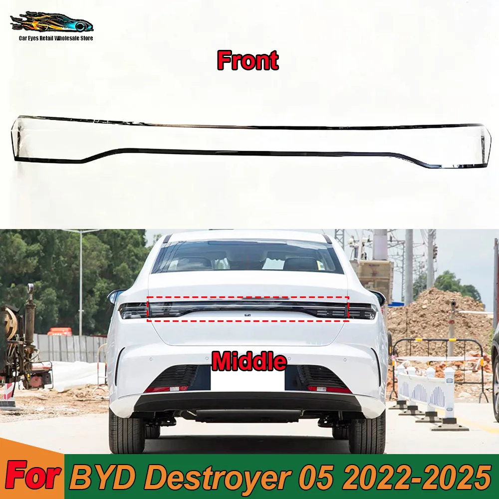 

Through Rear Taillamp Cover Transparent Lampshade For BYD 2022 2023 2024 2025 Destroyer 05 Taillight Shell Lamp Shade Plexiglass
