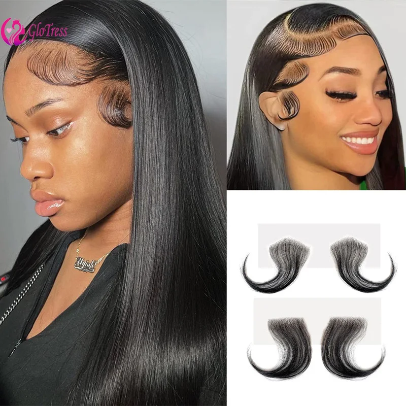 프리미엄 12A 베이비 헤어 레이스 에지 여성용 천연 헤어라인 솔루션을 위한 실제 인간 모발 처리되지 않은 브라질 버진 레미 APair