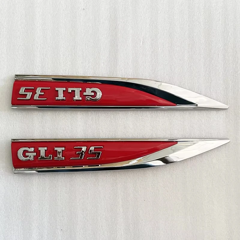 GLI 35 Side Fender Stickers Fit for VW Jetta MK7 2019-2023 Car Fender Decals Auto Exterior Modification Decor Stickers