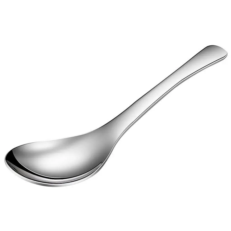 

Creative Cute Stainless Steel Spoon Set 304 Modern Minimalist Small Medium Large Sizes for Children's Dining Household Cutlery