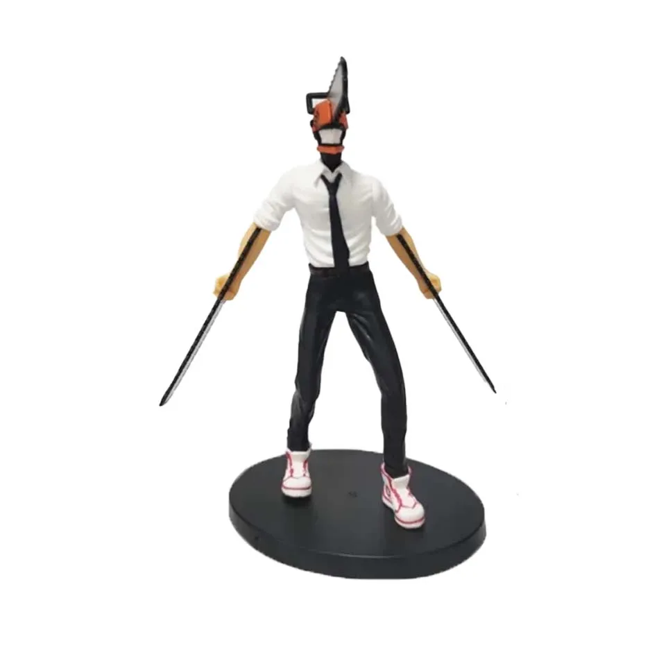 Chainsaw Man Denji Anime-Figur Denji/Power Actionfigur Chainsaw Man Denji Figurine Sammlermodell für Erwachsene Spielzeugpuppe