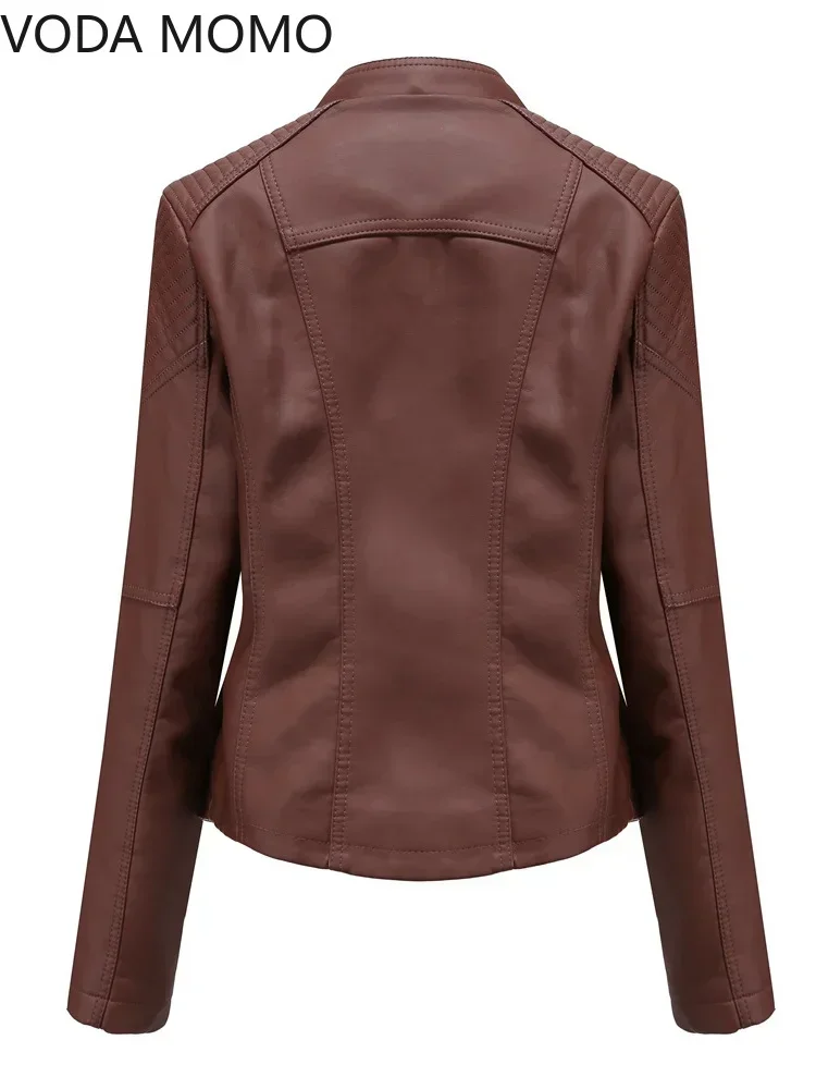 12色展開 S-4XL 新作 秋冬 レディース ショート丈 フェイクPUジャケット スリム ファッション パンク アウター ライダースジャケット カジュアルコート