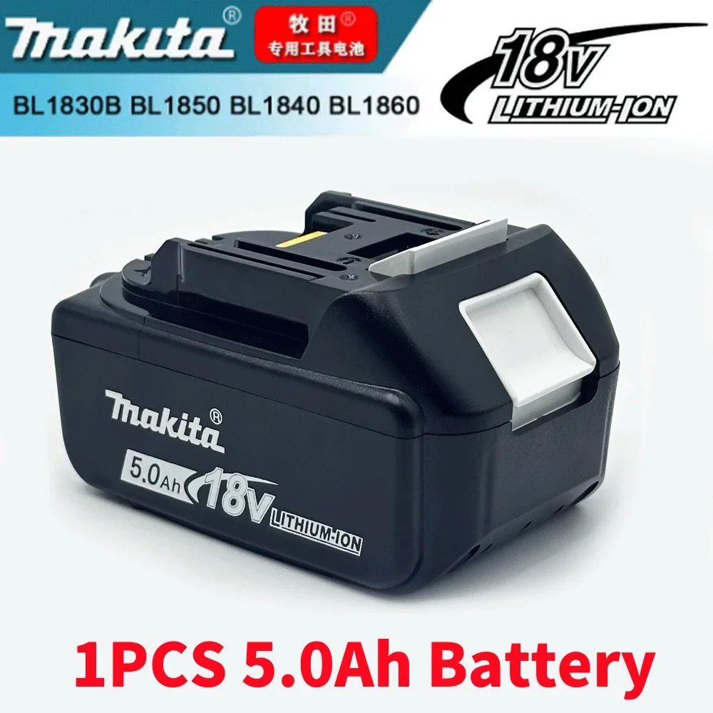 

Lithium-ion Batteries Charger for BL1860B BL1850 BL1830 BL1815 LXT400 Makita 18V 5AH 5000mAh Rechargeable Li-ion Battery