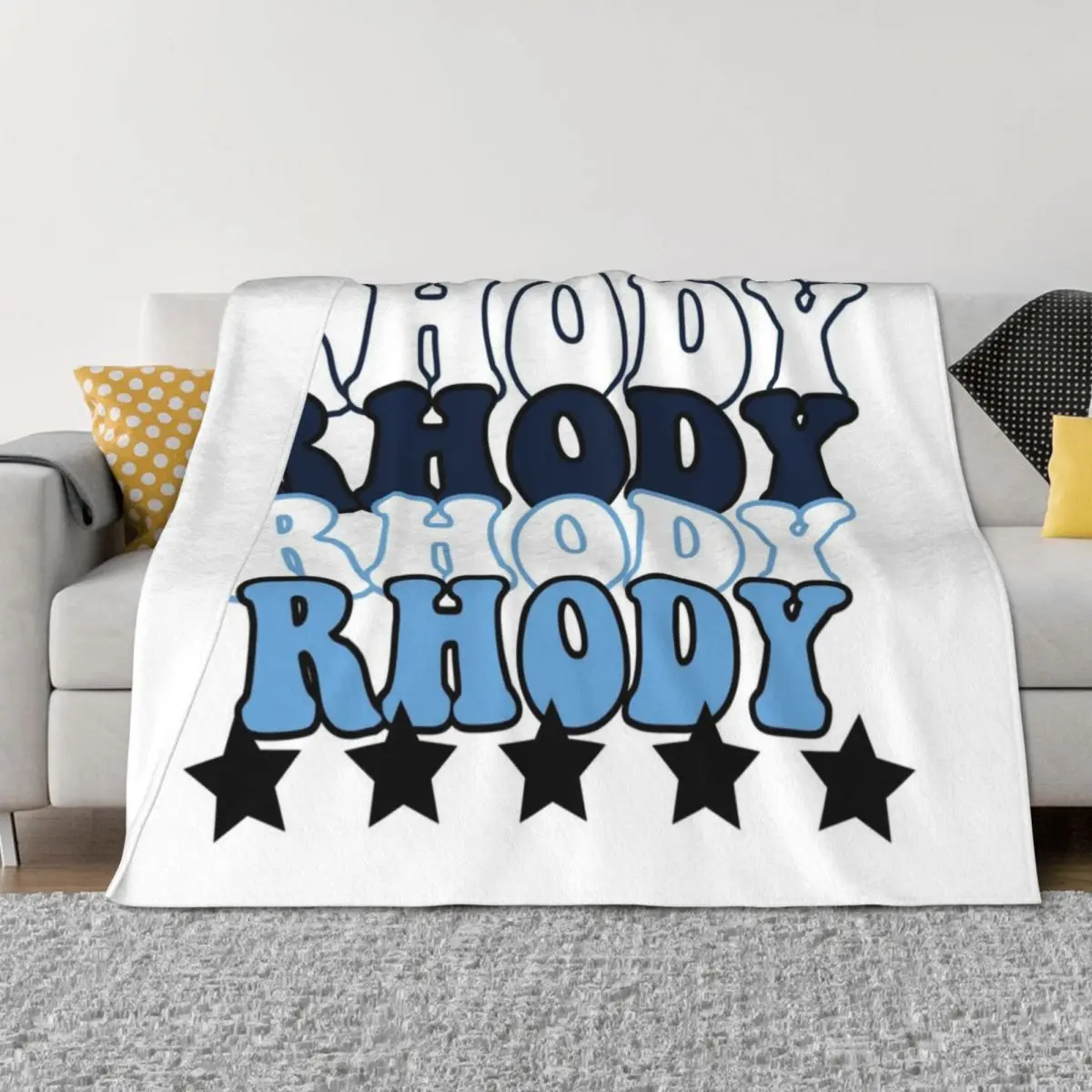 

University of Rhode Island Pride Throw Blanket Luxury Throw For Sofa Thin cosplay anime Furrys Blankets