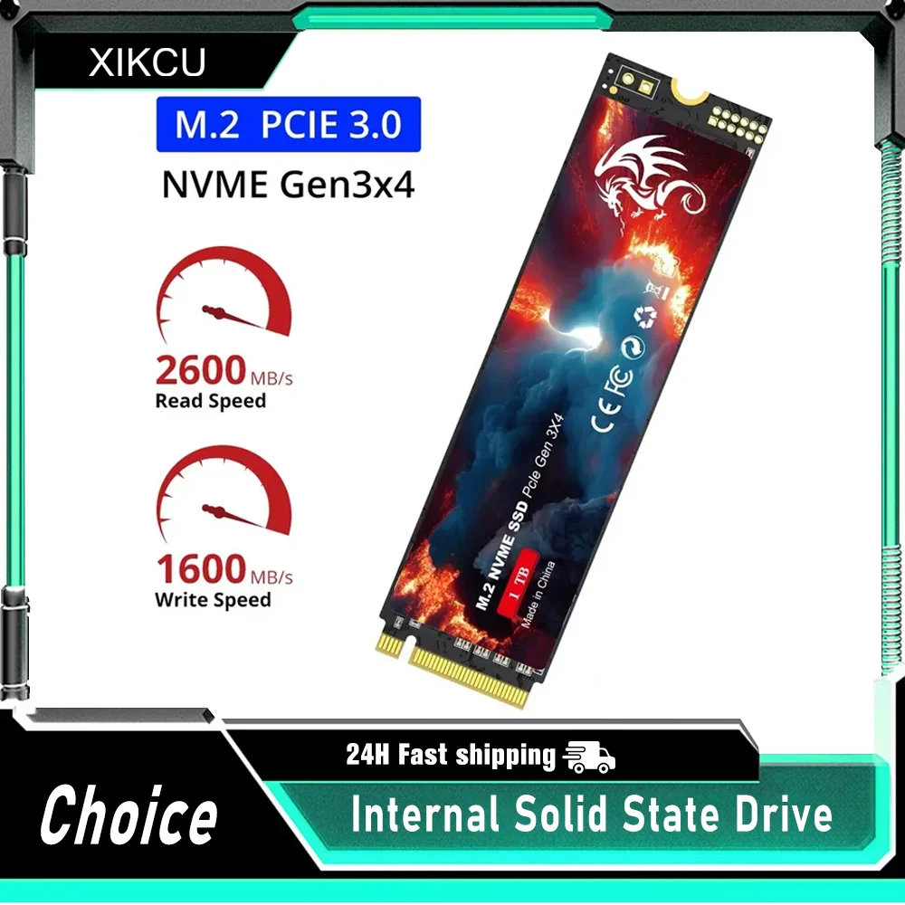 SSD M2 NVME 128 ГБ 256 ГБ 512 ГБ 1 ТБ SSD M.2 2280 PCIe 3.0 Внутренний твердотельный накопитель для ноутбука, настольной игровой консоли