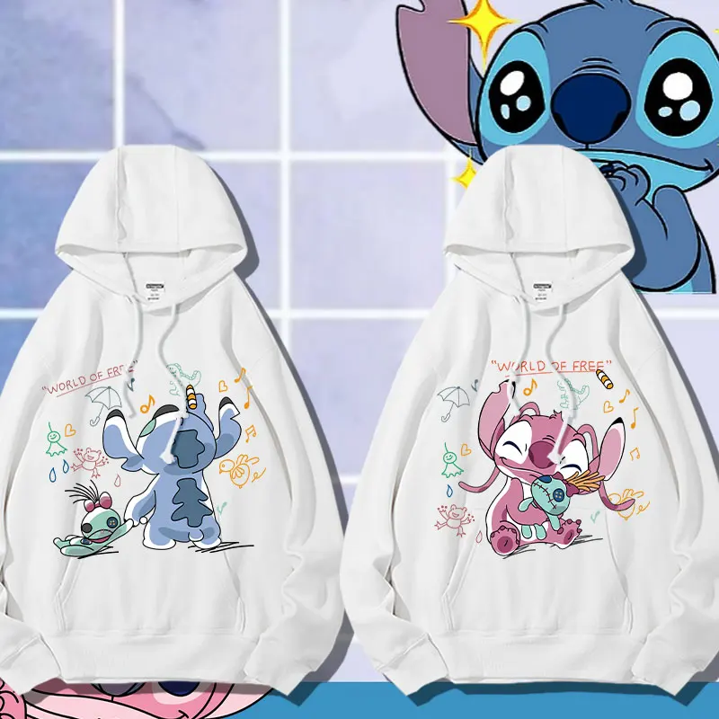 

Disney Steedy couple hoodie women hooded loose coat is not the same as lovers wear autumn bf lazy wind