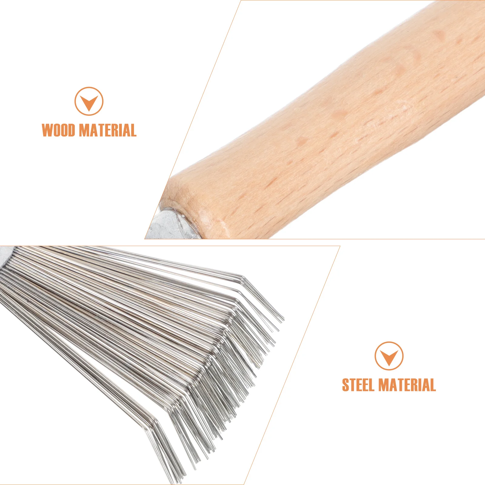 

1Set Ikebana Tool Set Efficient Flower Arranging Cleaner Stainless Steel Rake and Corrector for Home Garden Supply